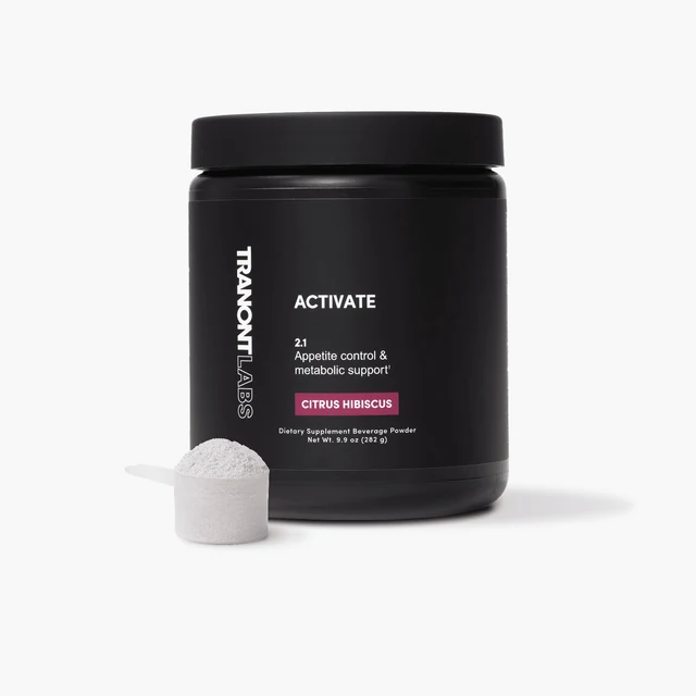 Tranont Activate product container on a white background