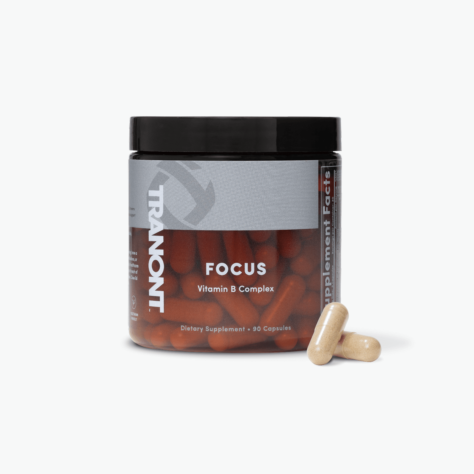 Tranont Focus product container on a white background